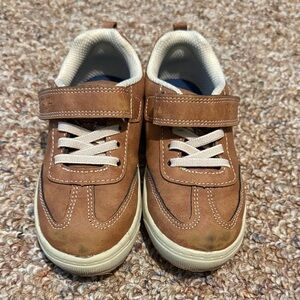 OshKosh B'gosh Brown Kids Sneakers with Velcro